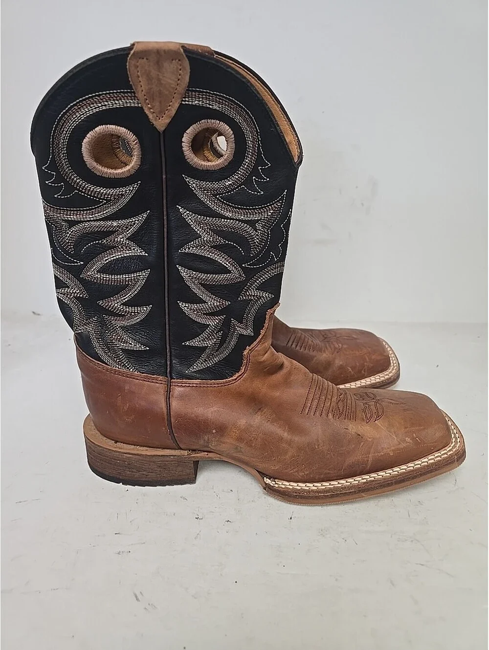 Justin Men's BR740  Bent Rail Caddo Cowboy Western Boot Brown Size 8D